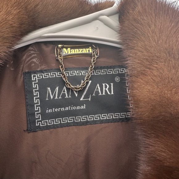 Manzari Brown mink coat - Picture 3 of 15
